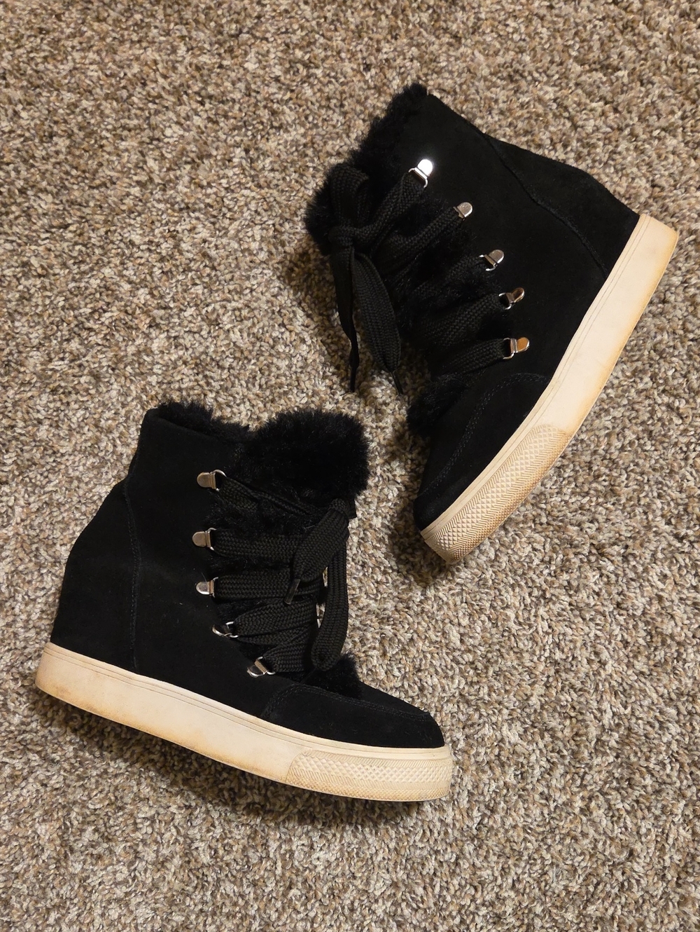 STEVE MADDEN Wharton Faux Fur Sneaker Bootie